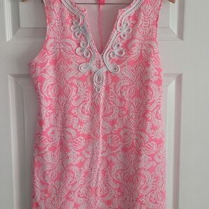 Lilly Pulitzer Pink and White Mini Dress